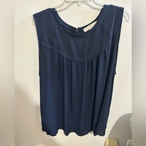 Navy Loft Plus tank top, size 20/22